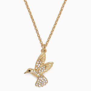 NEW Kate Spade Hummingbird Mini Pendant Necklace